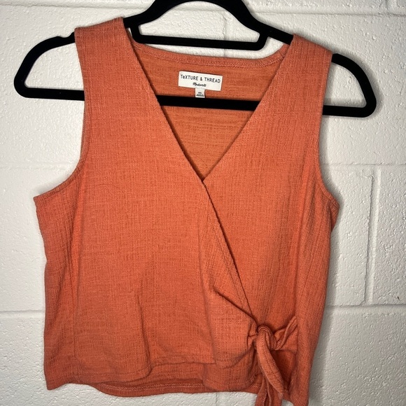 Madewell Tops - Madewell Tie Front Sleeveless